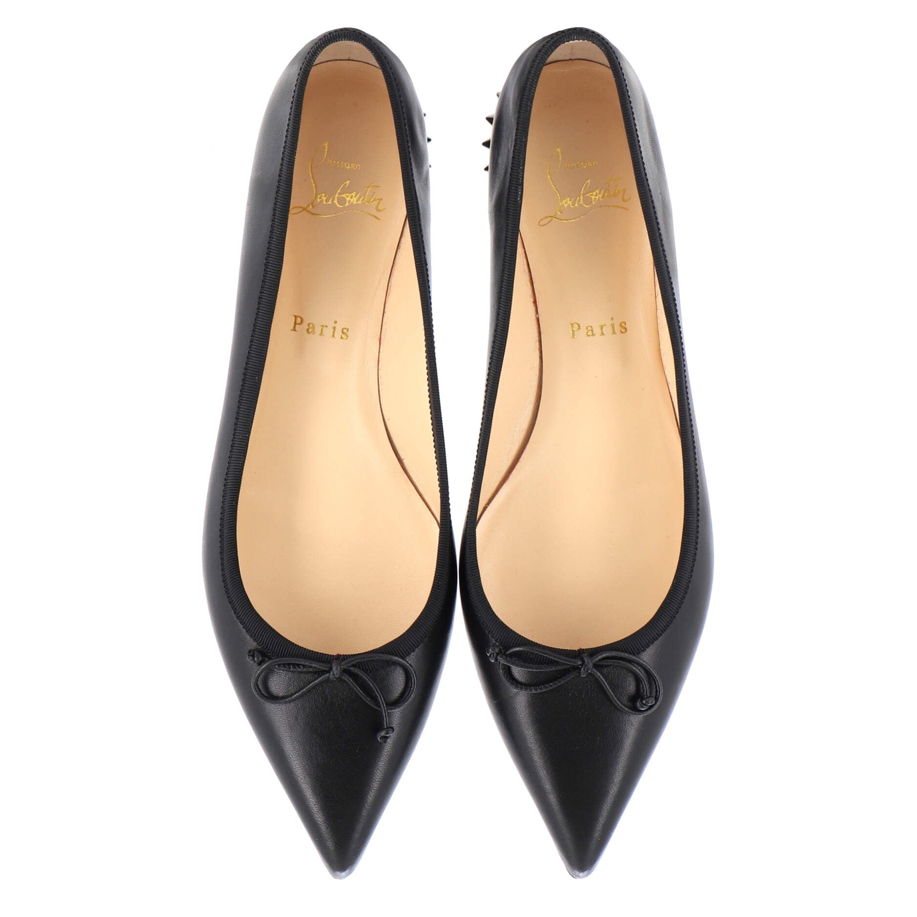Women's Hall Spike Flats Leather