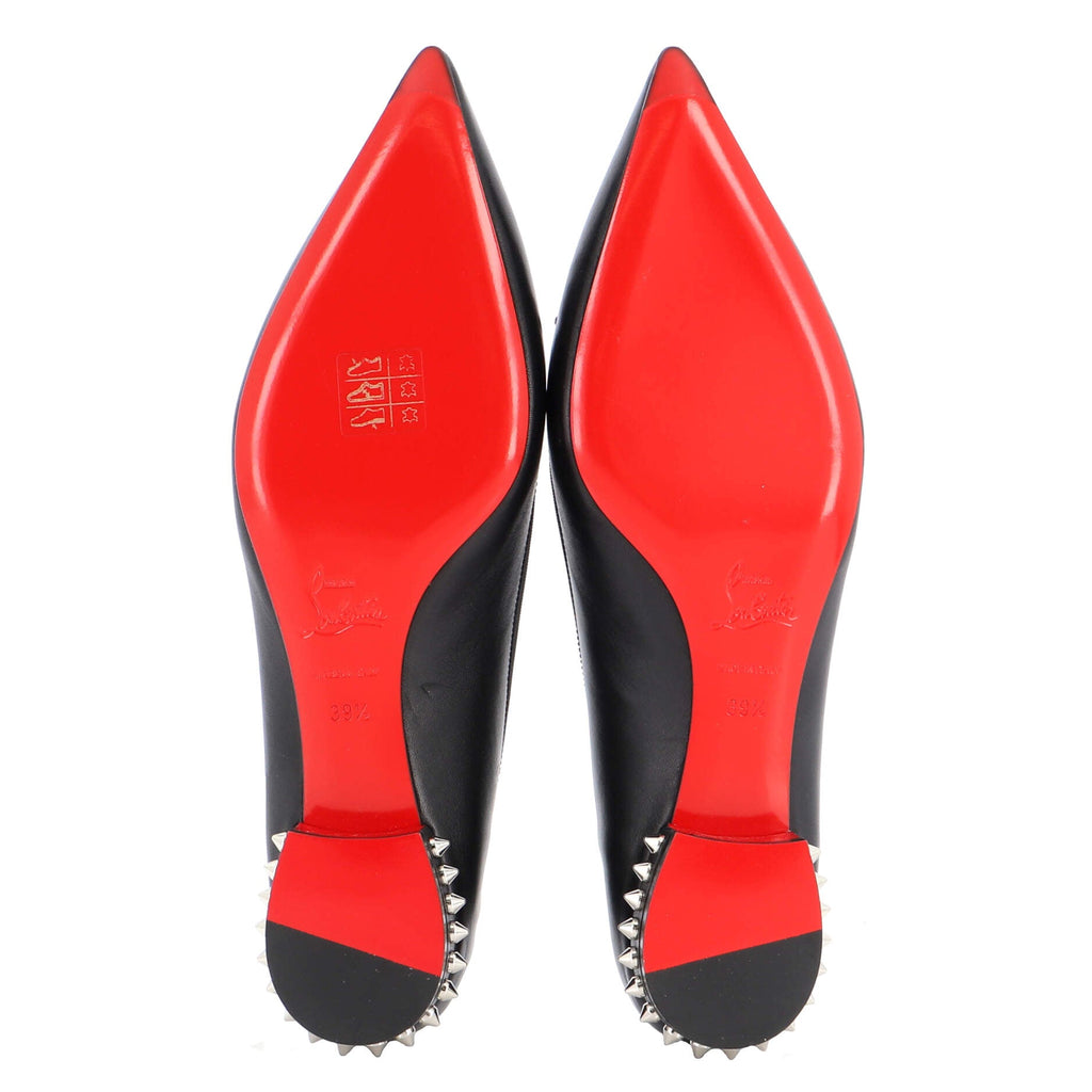 Women's Hall Spike Flats Leather