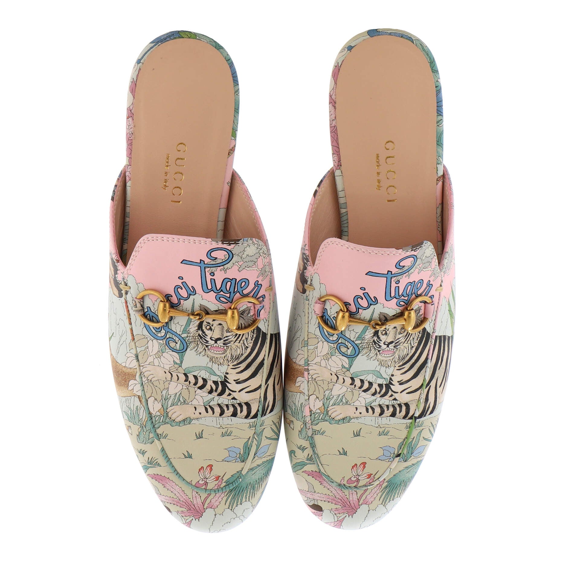 Women's Princetown Mules Printed Leather