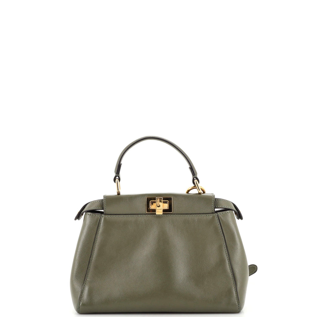 Peekaboo Utility Bag Leather Mini