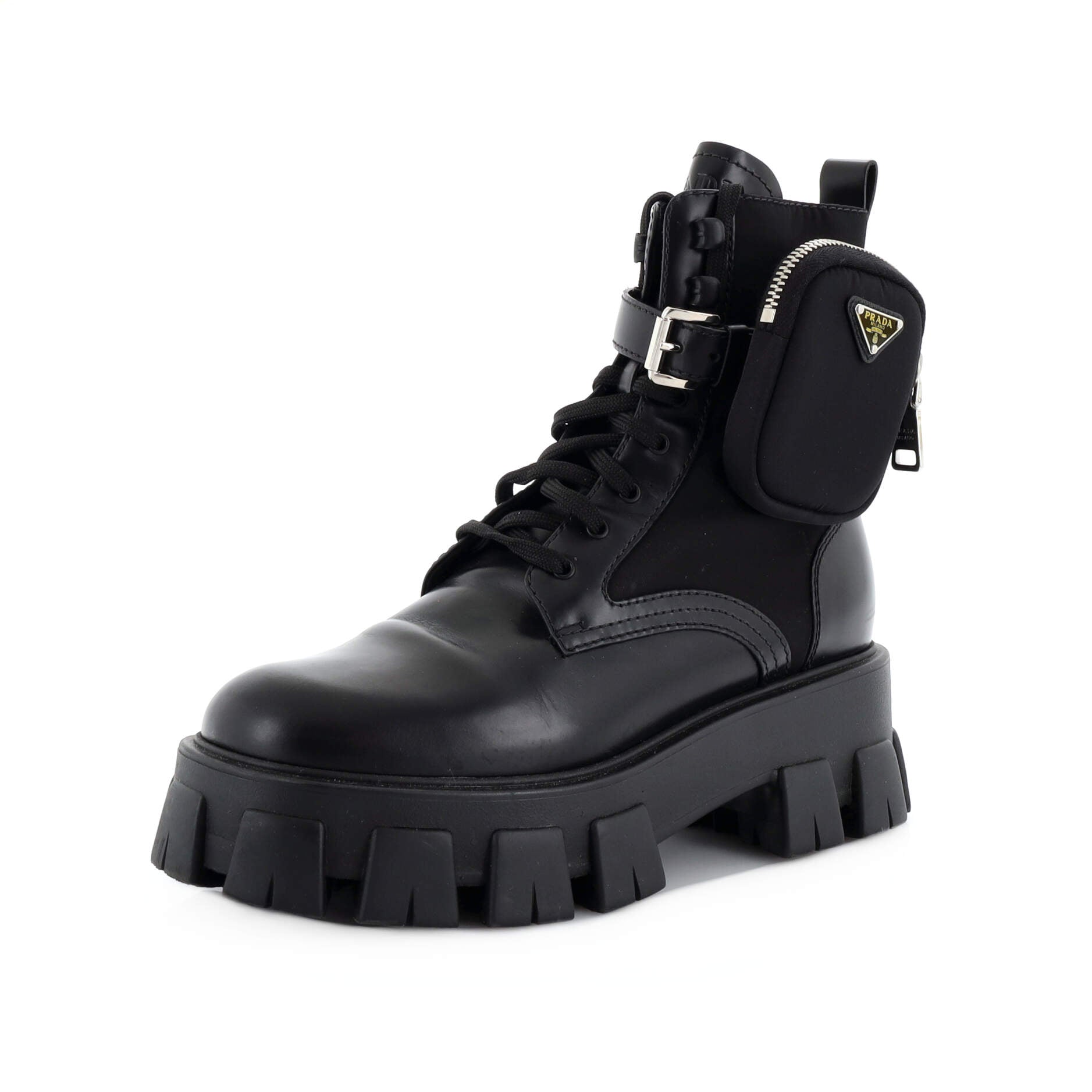 Monolith Combat Boots Leather and Nylon