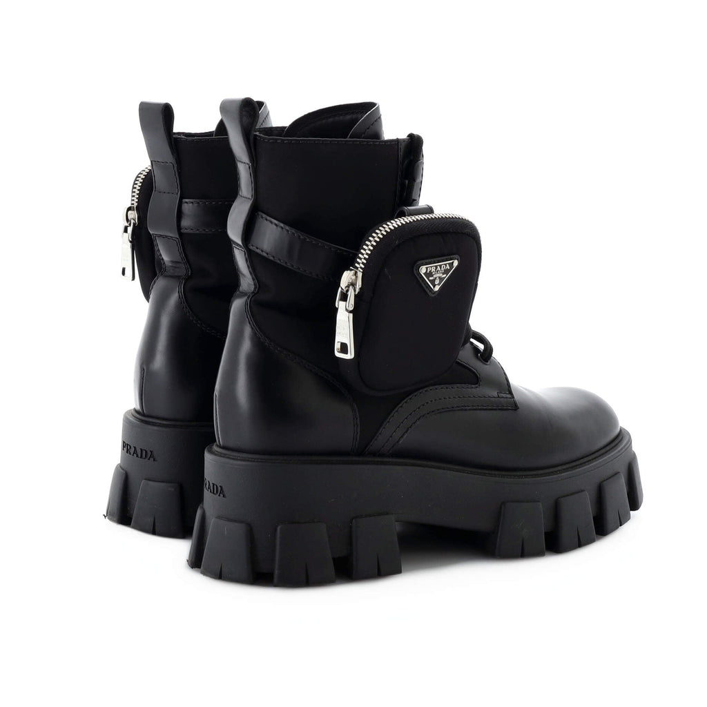 Monolith Combat Boots Leather and Nylon