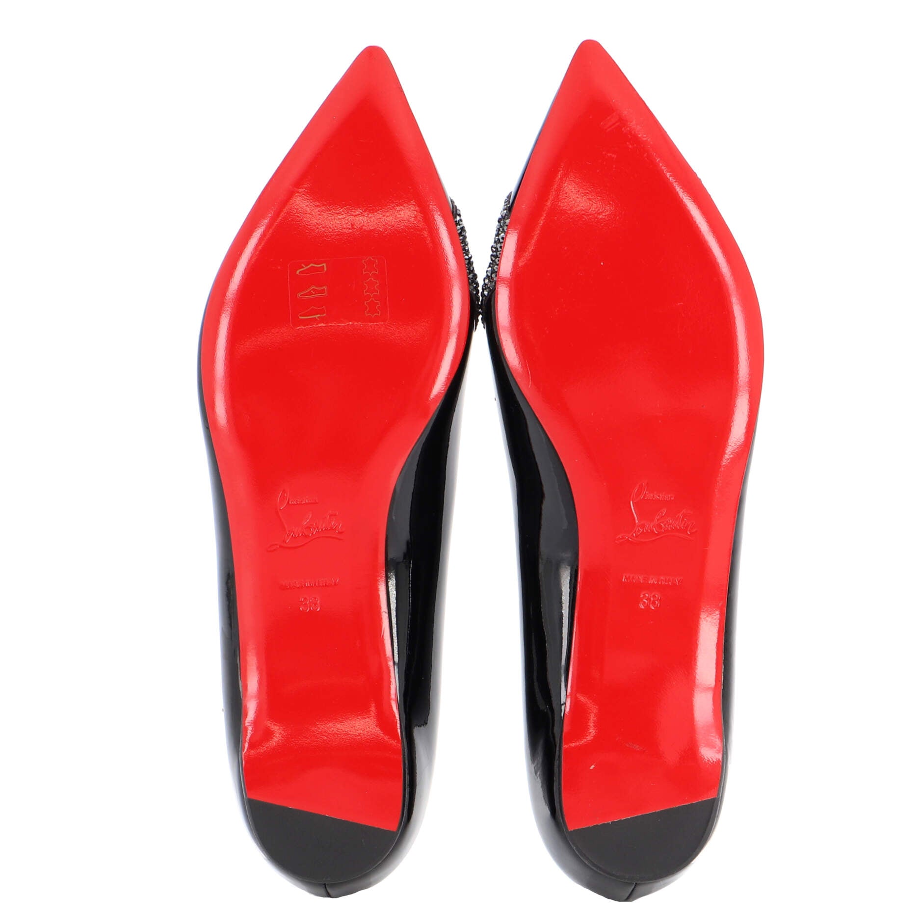 Women's LO-VE Flats Patent with Crystals