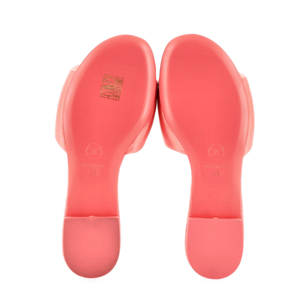 Women's CC Slide Sandals Satin