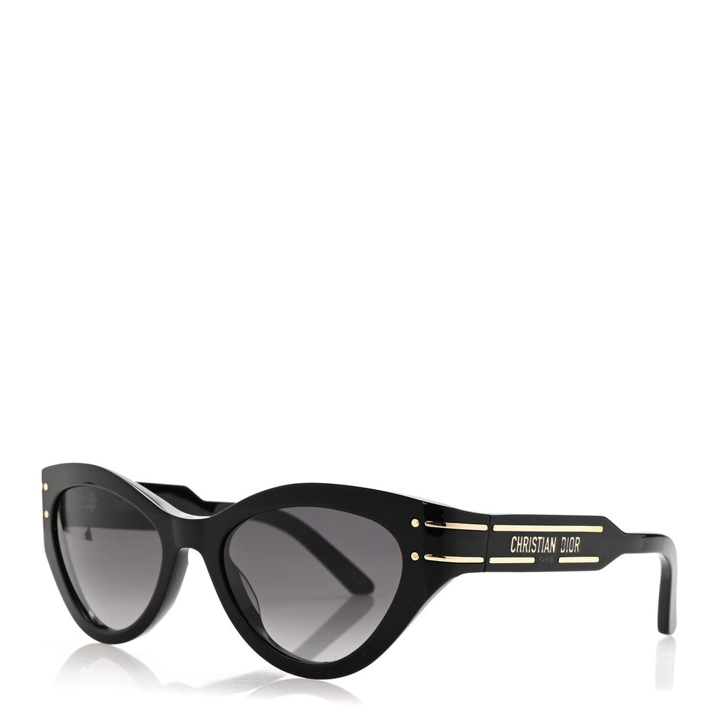 Diorsignature B7I Butterfly Sunglasses Black