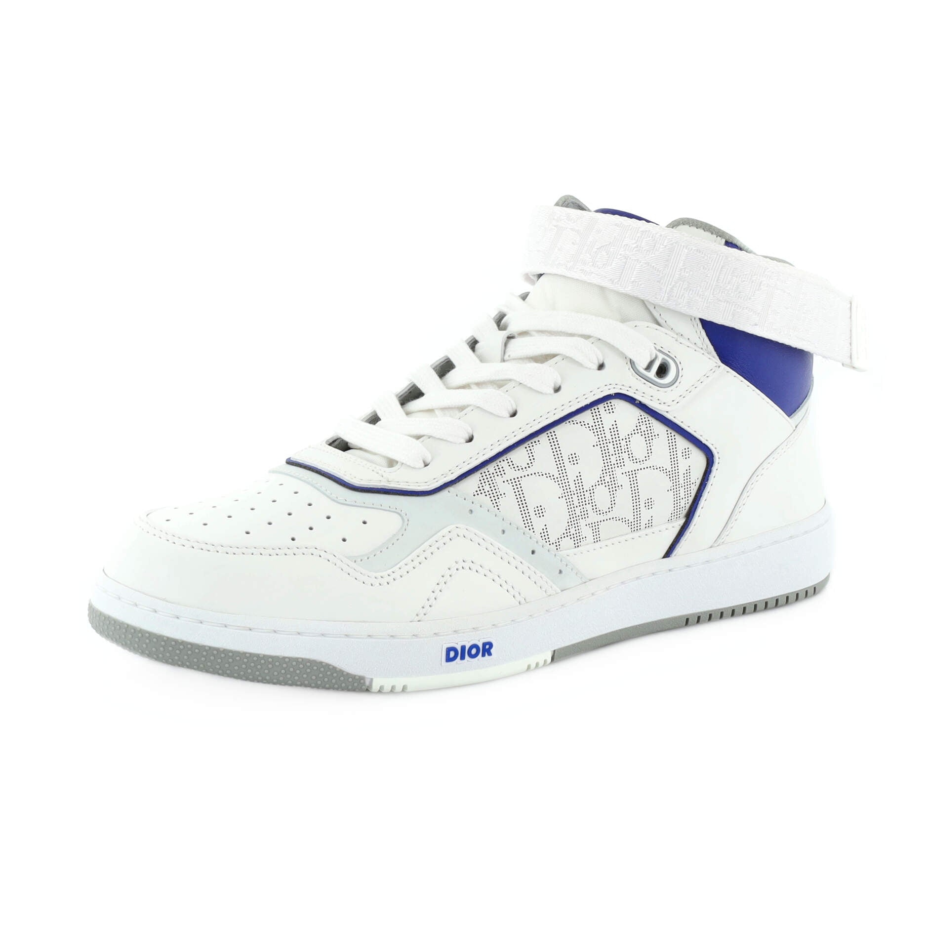 Men's B27 Mid-Top Sneakers Leather with Oblique Galaxy Leather