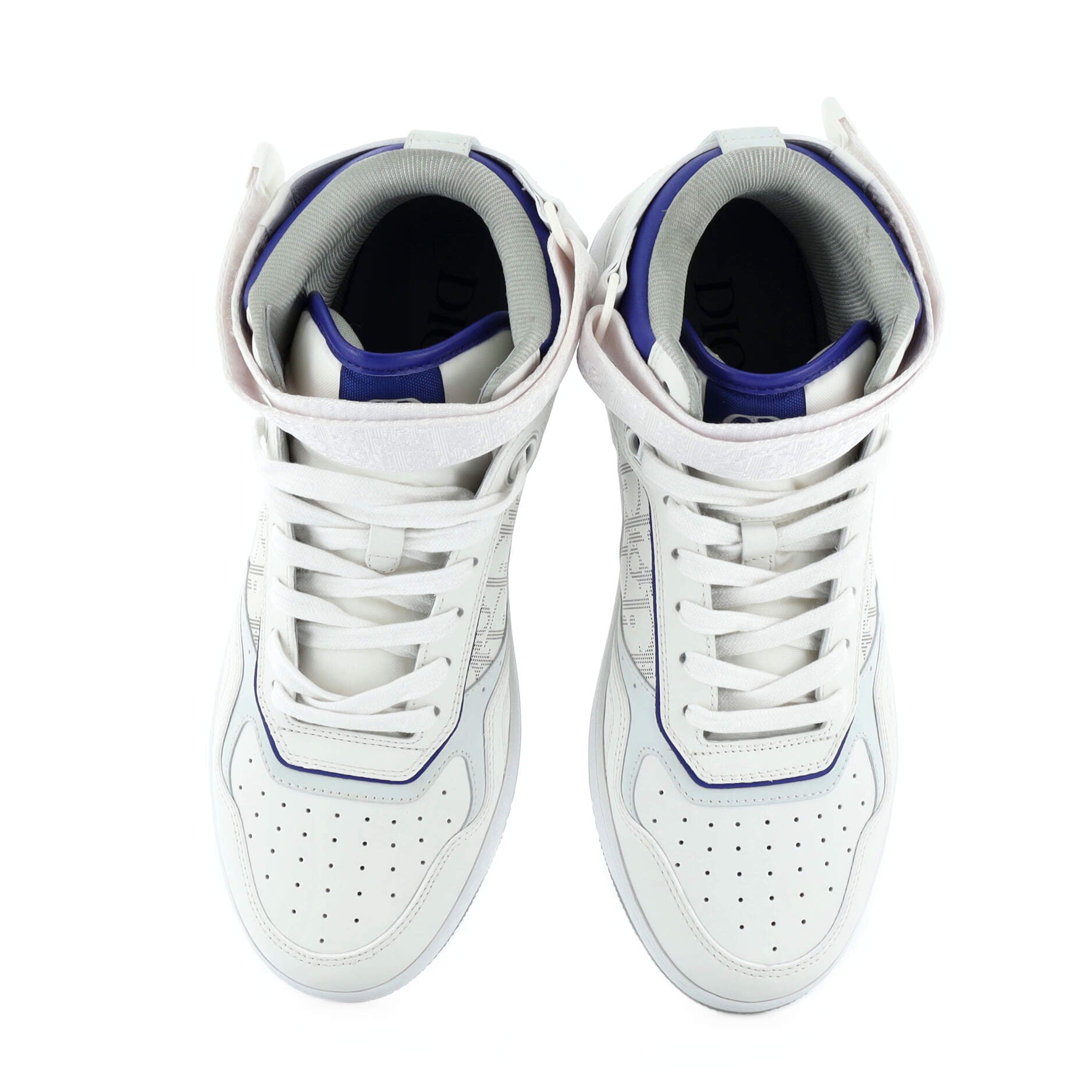 Men's B27 Mid-Top Sneakers Leather with Oblique Galaxy Leather