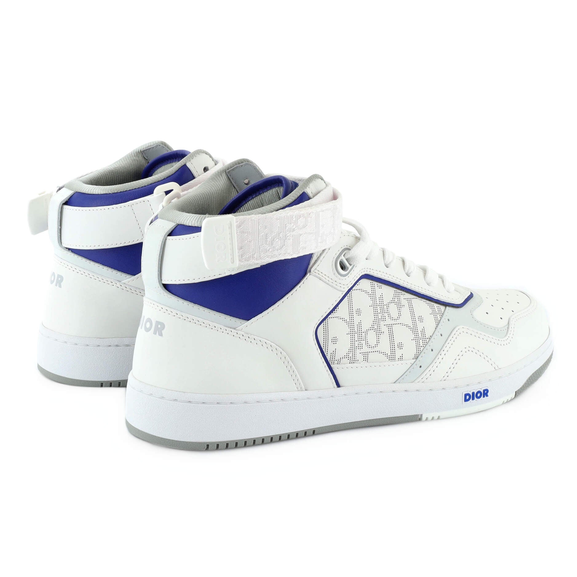 Men's B27 Mid-Top Sneakers Leather with Oblique Galaxy Leather