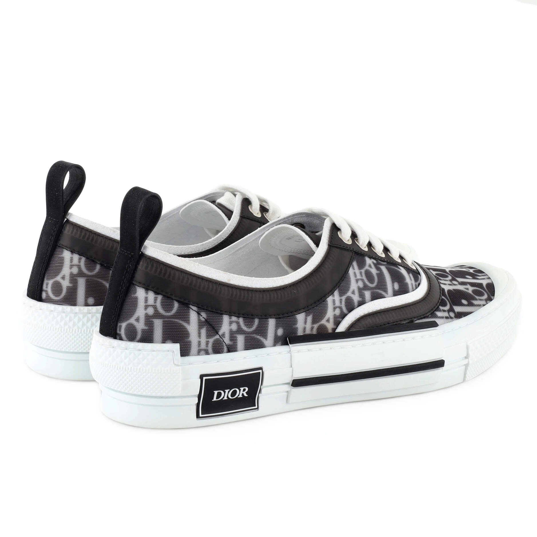Men's B23 Low-Top Sneakers Oblique Coated Canvas