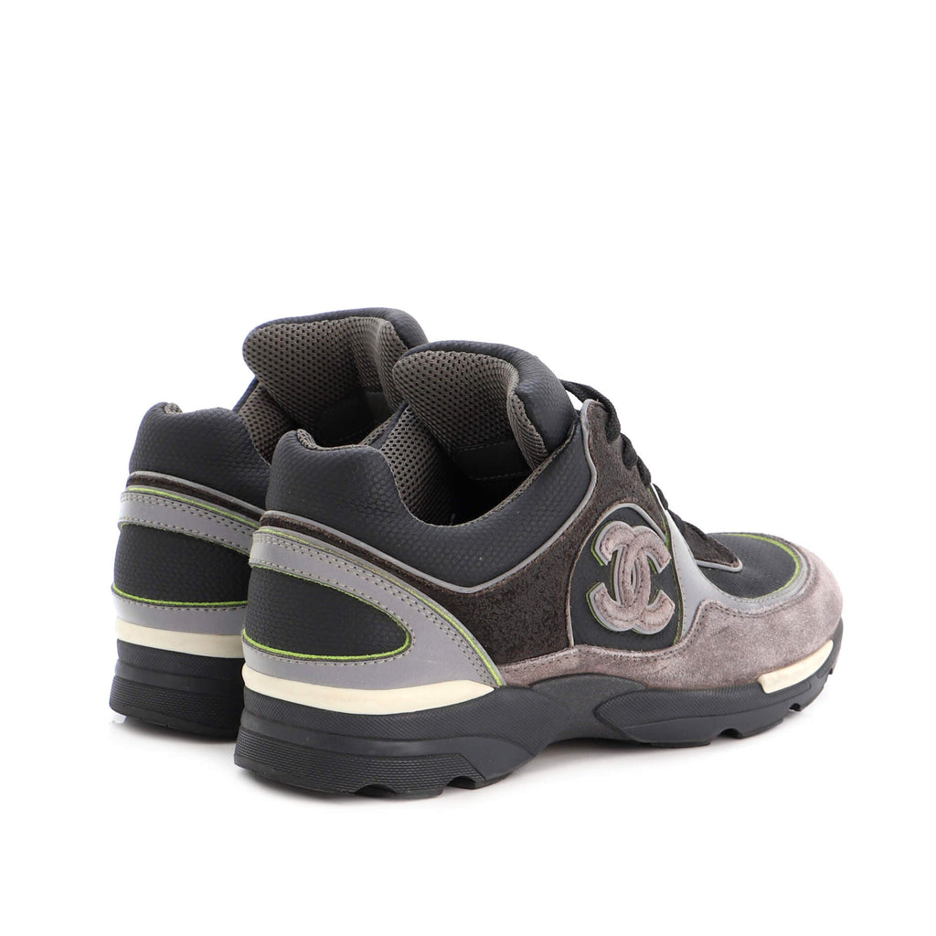 Women's CC Low-Top Sneakers Suede with Leather and Nylon