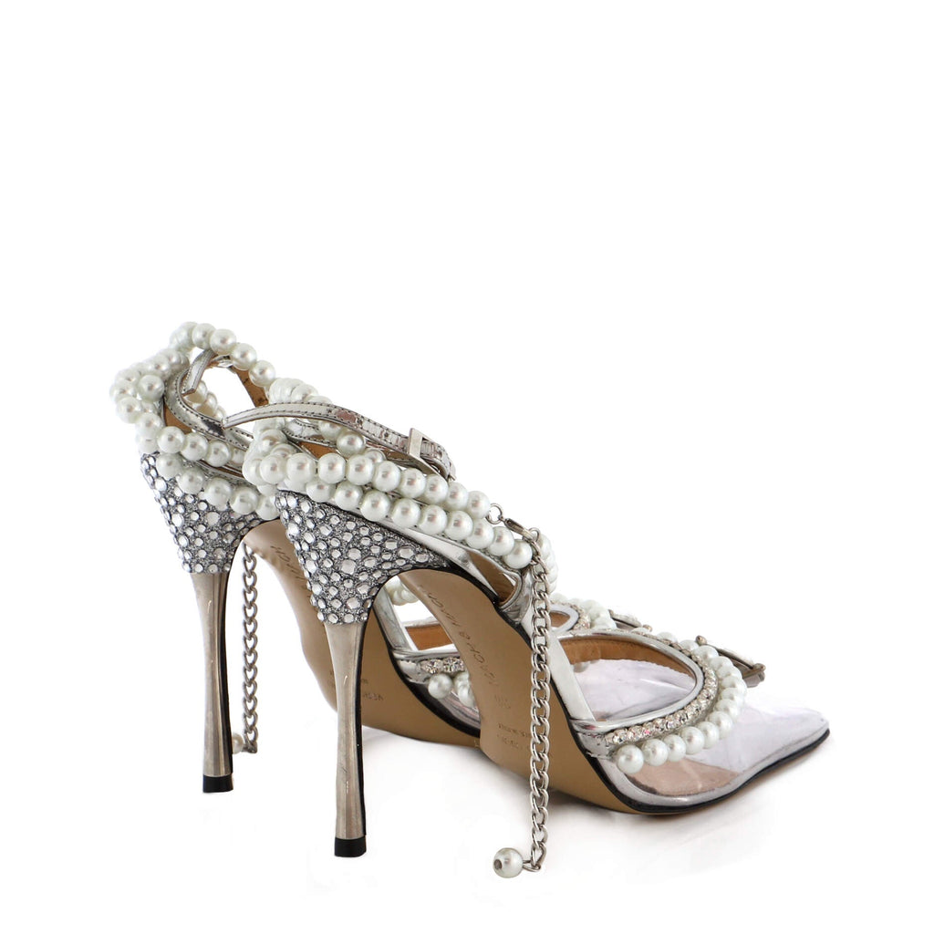 Women's Diamond of Elizabeth Ankle Strap Pumps PVC 110