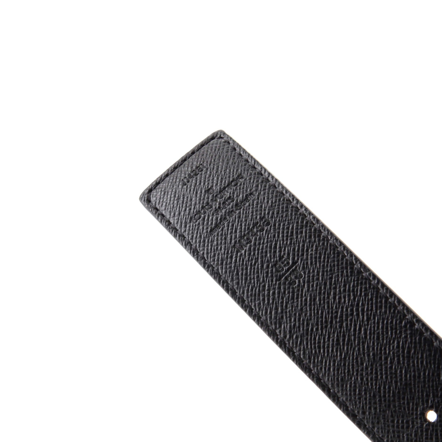 LV Initiales Reversible Belt Monogram Canvas and Leather Wide 95