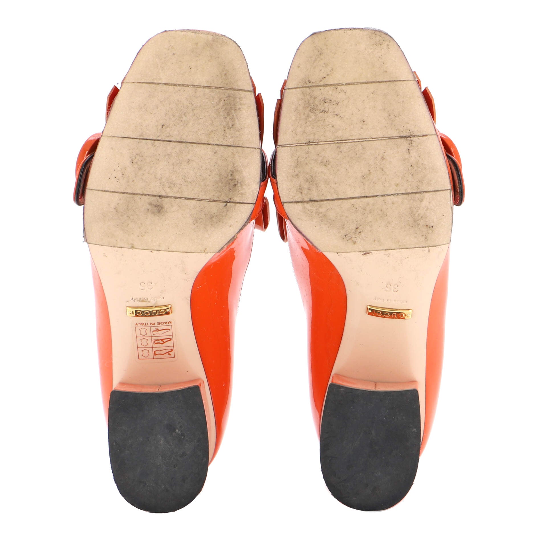 Women's GG Marmont Fringed Pumps Patent