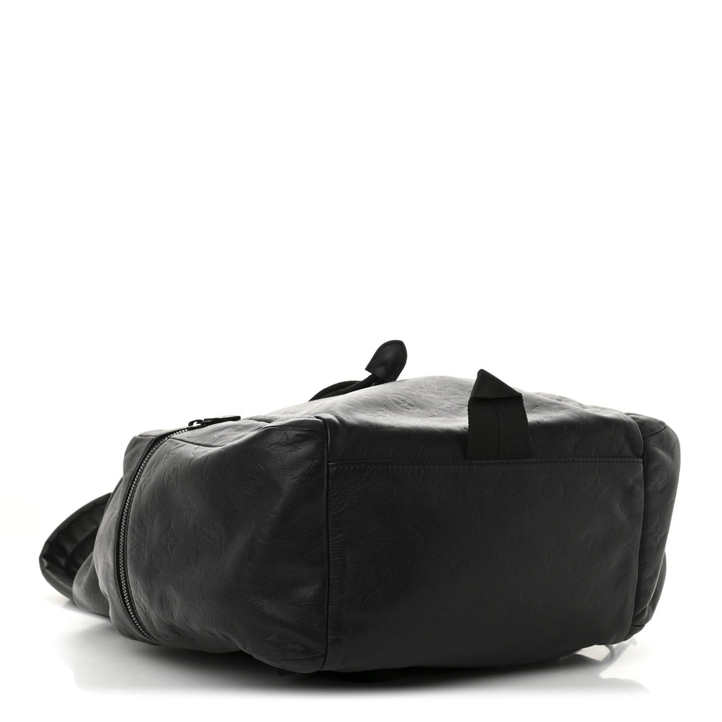 Calfskin Monogram Shadow Discovery Backpack Black