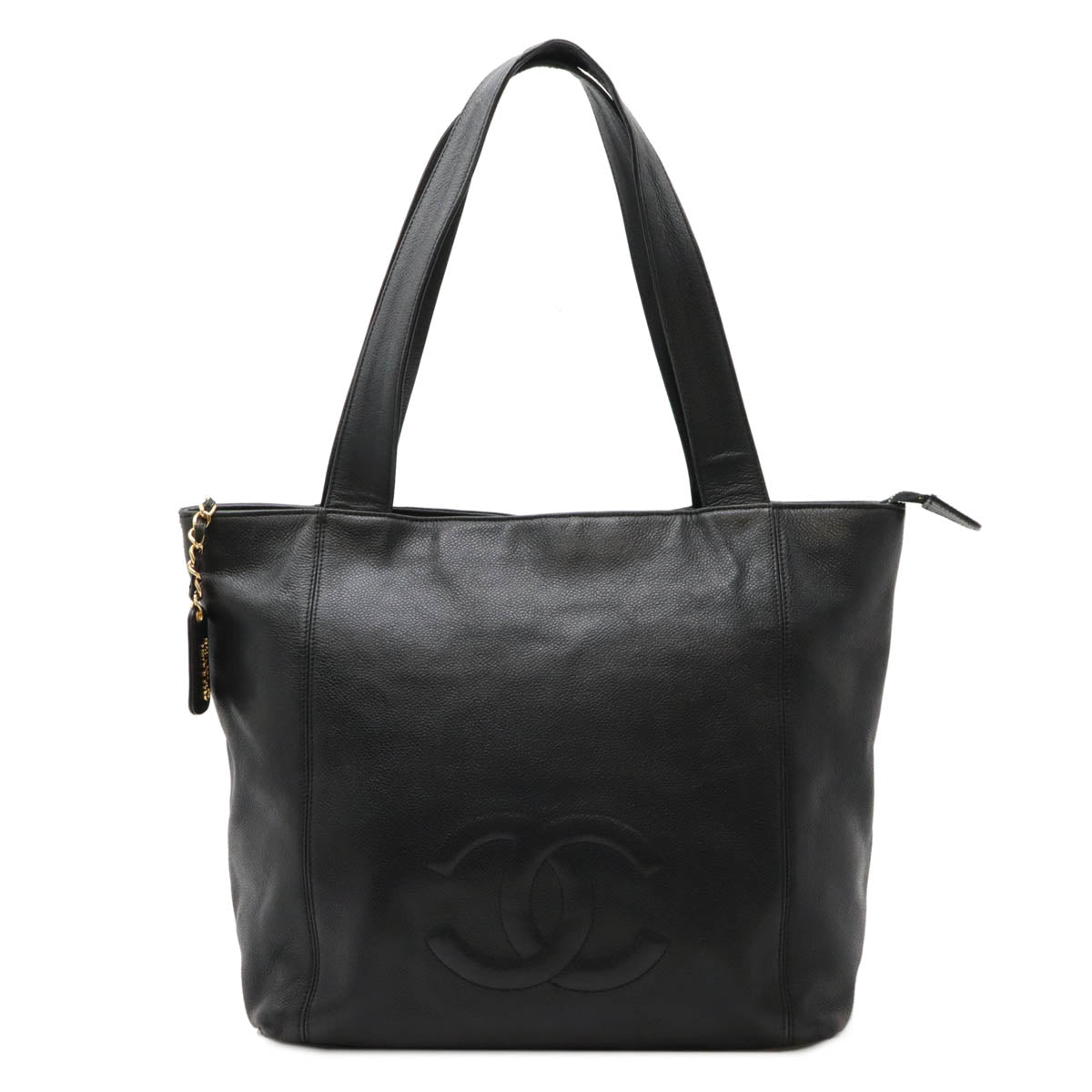 Chanel Coco Mark Caviar Skin 2way Tote Bag