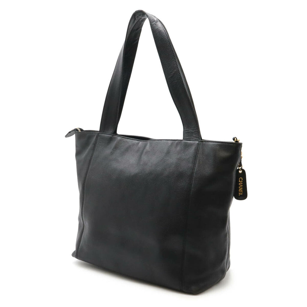 Chanel Coco Mark Caviar Skin 2way Tote Bag