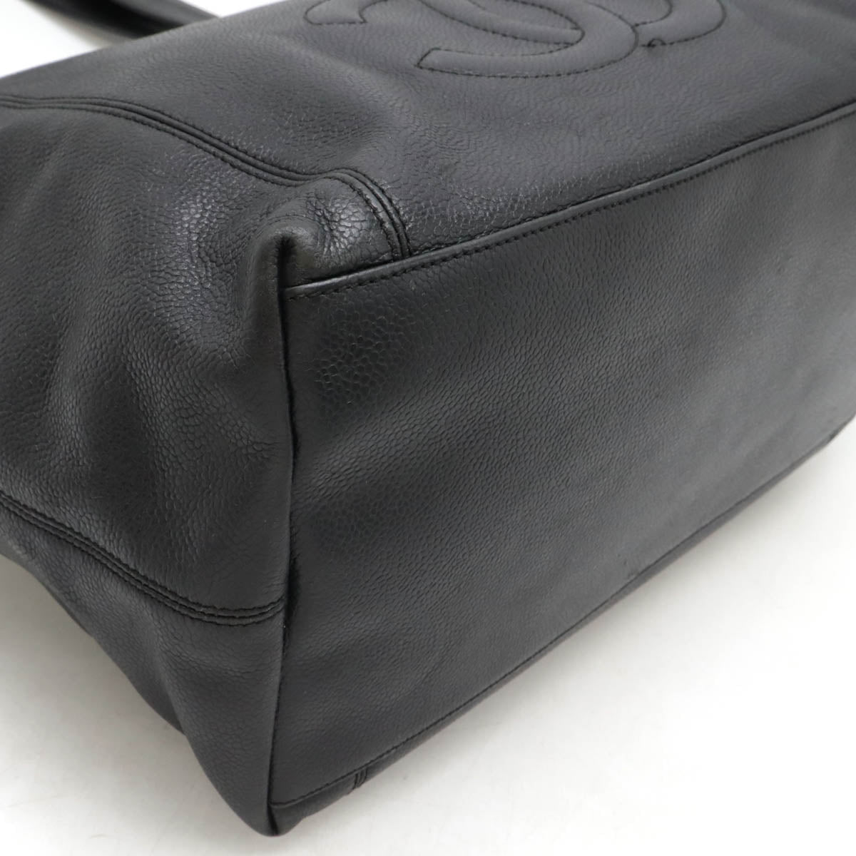Chanel Coco Mark Caviar Skin 2way Tote Bag