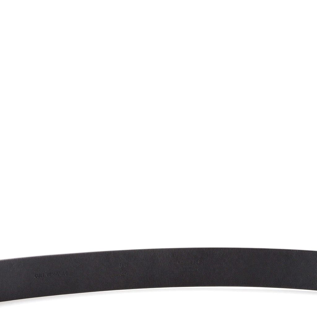 Buckle Belt CC Embossed Leather Thin 85