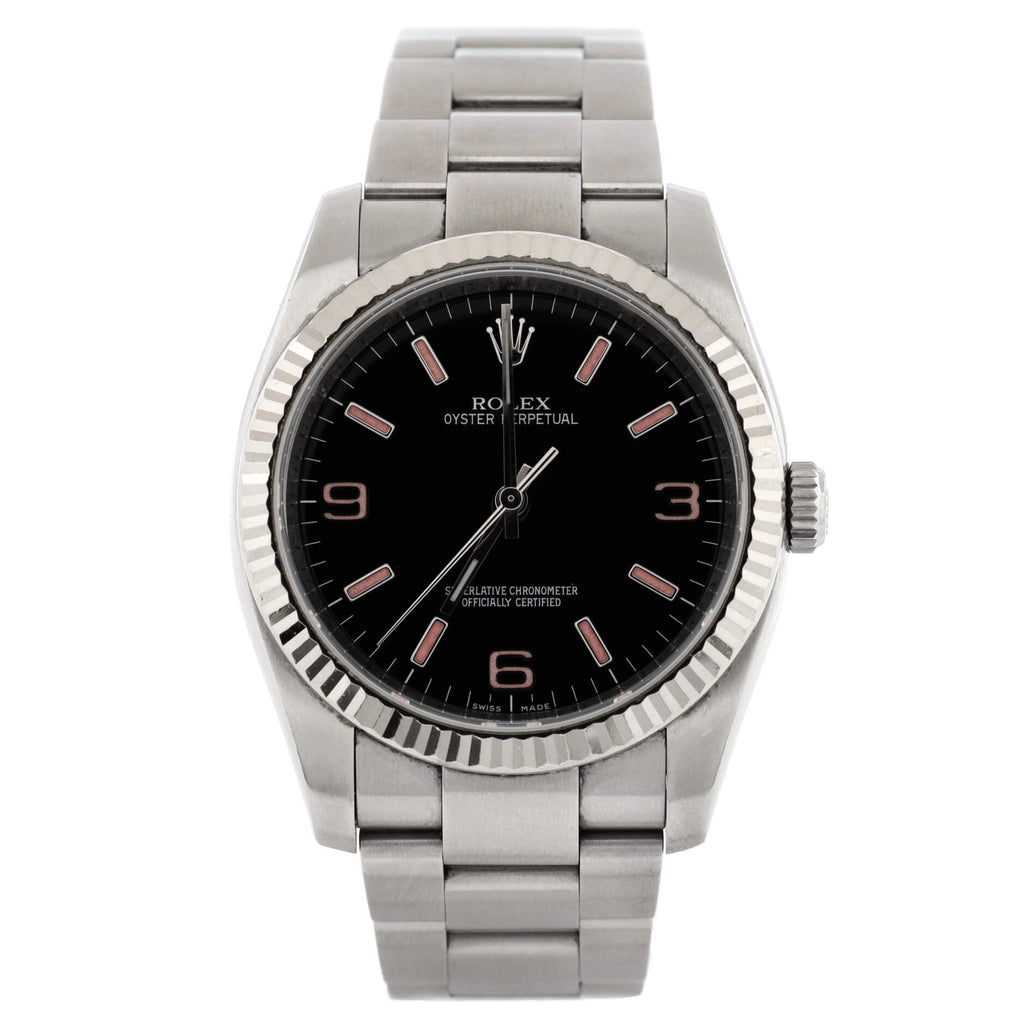 Oyster Perpetual Automatic Watch Stainless Steel and White Gold 36