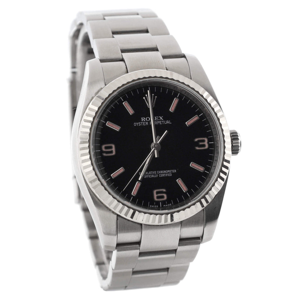 Oyster Perpetual Automatic Watch Stainless Steel and White Gold 36