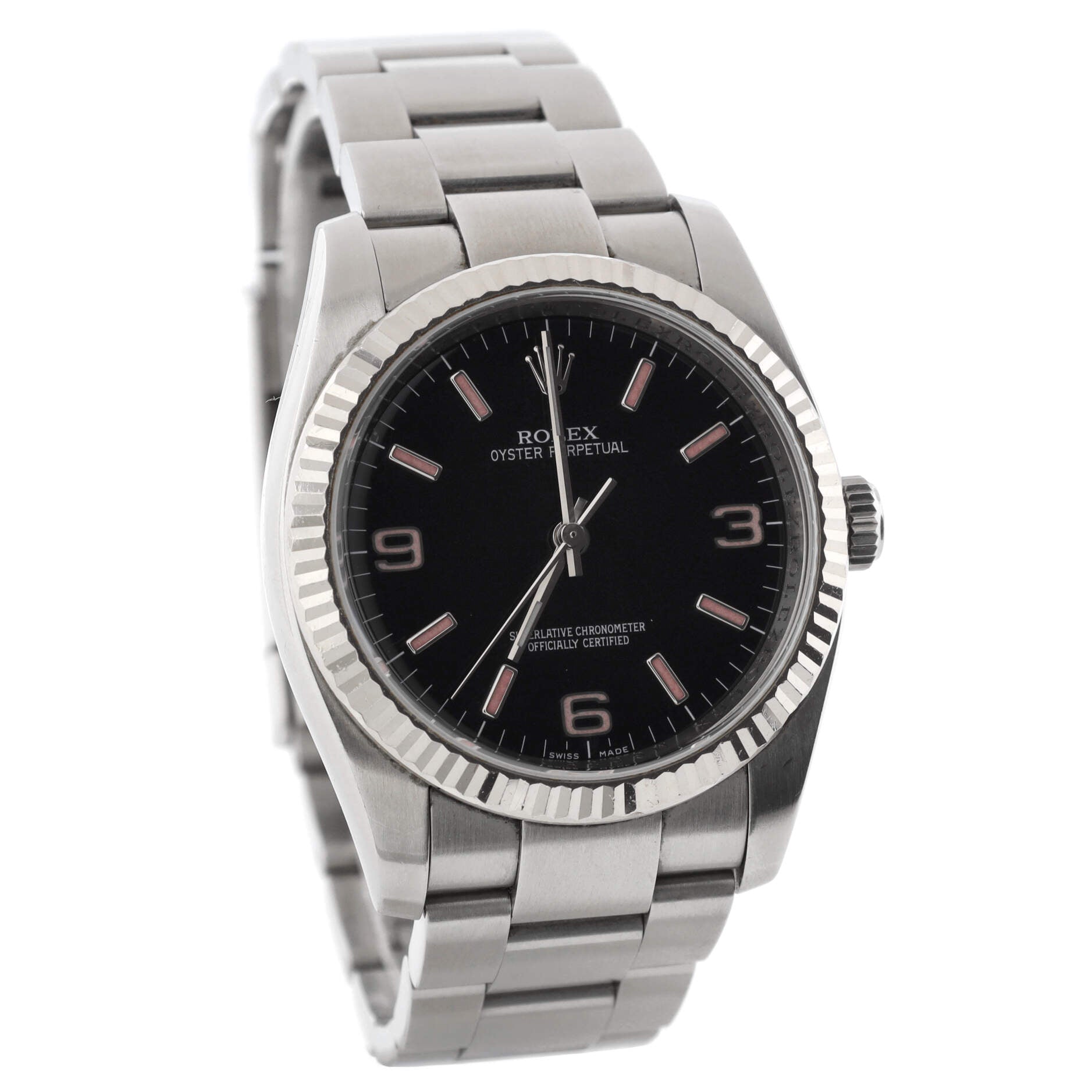 Oyster Perpetual Automatic Watch Stainless Steel and White Gold 36