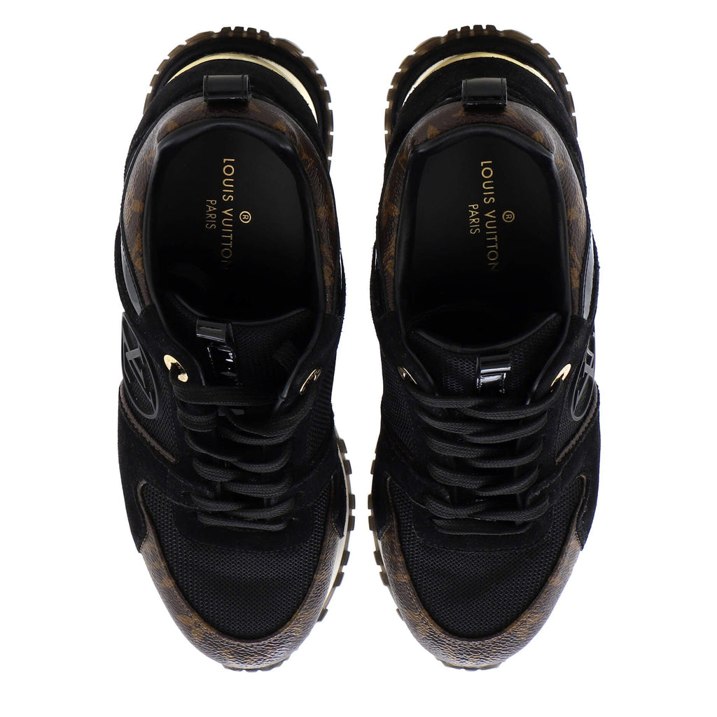 Women's Run Away Sneakers Mesh with Monogram Canvas and Suede