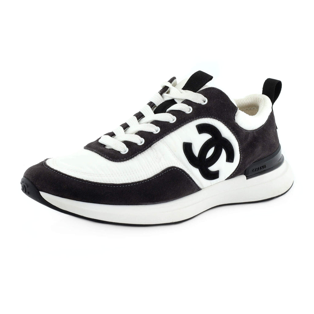 Women's CC Low-Top Sneakers Suede and Fabric