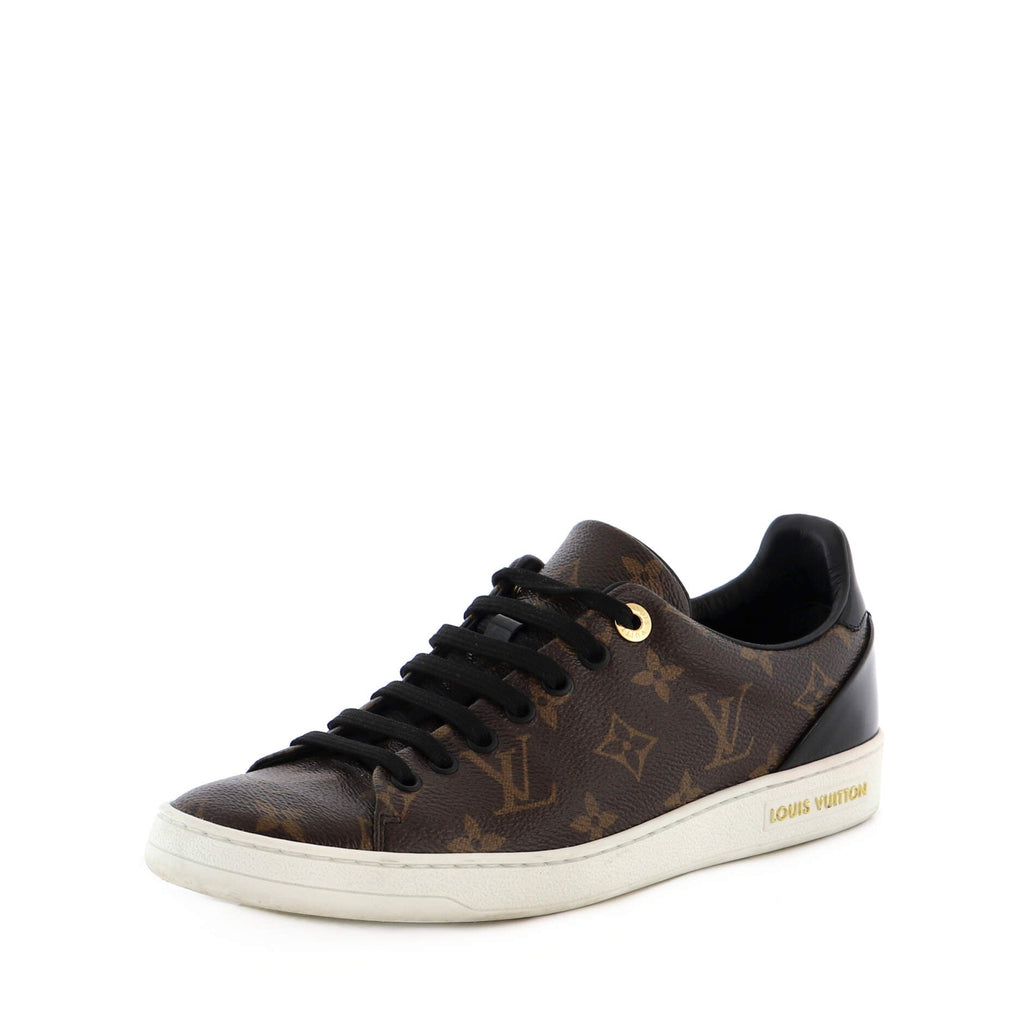 Women's FrontRow Sneakers Monogram Canvas with Patent