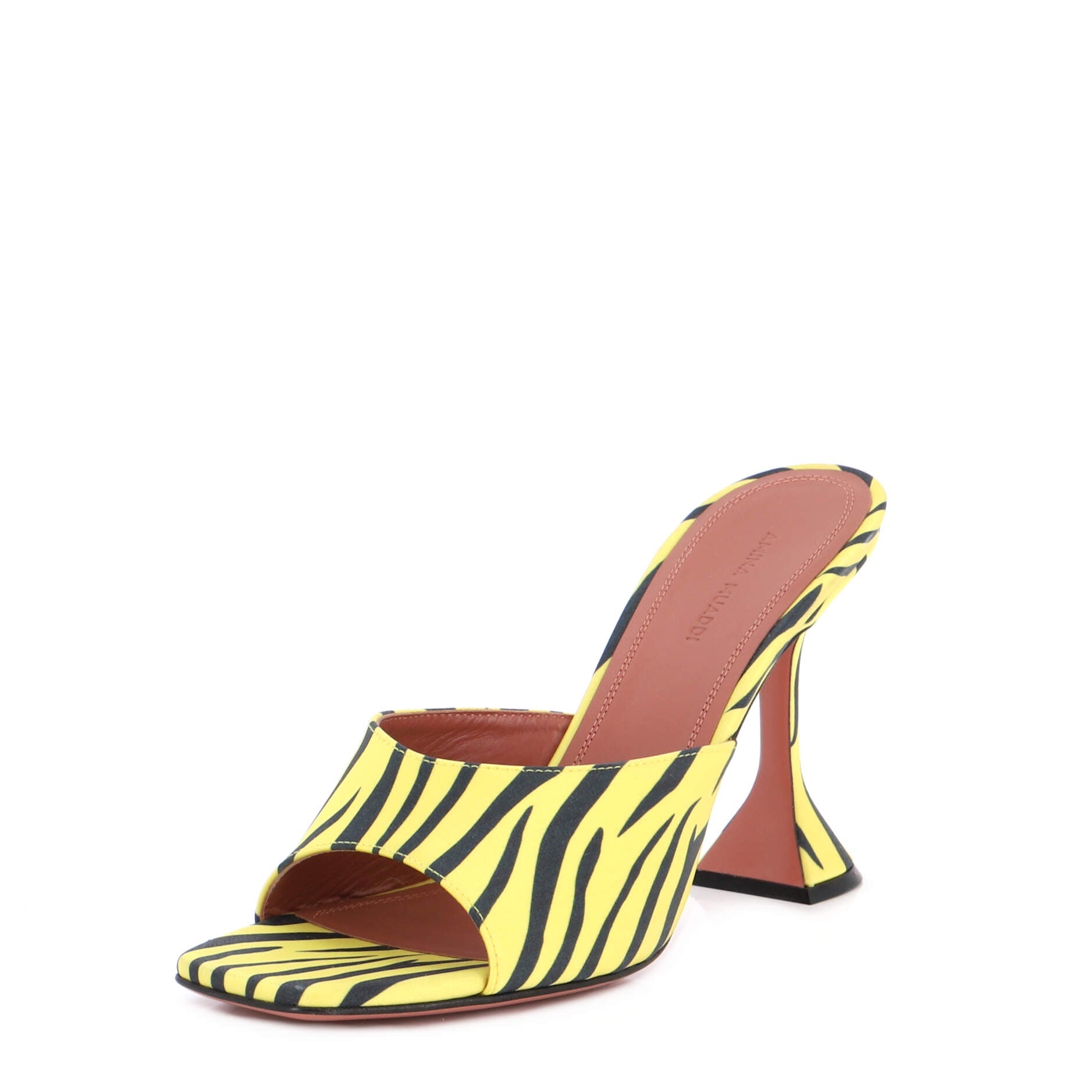 Women's Lupita Heeled Mules Printed Satin 95