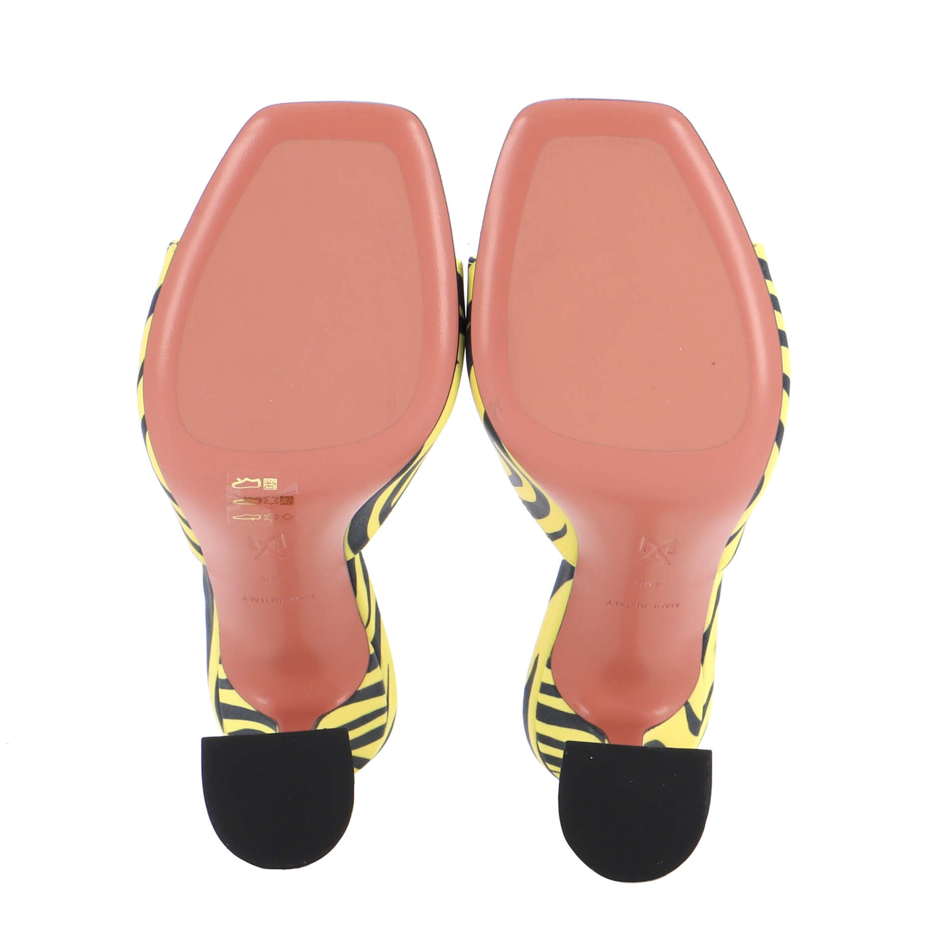 Women's Lupita Heeled Mules Printed Satin 95