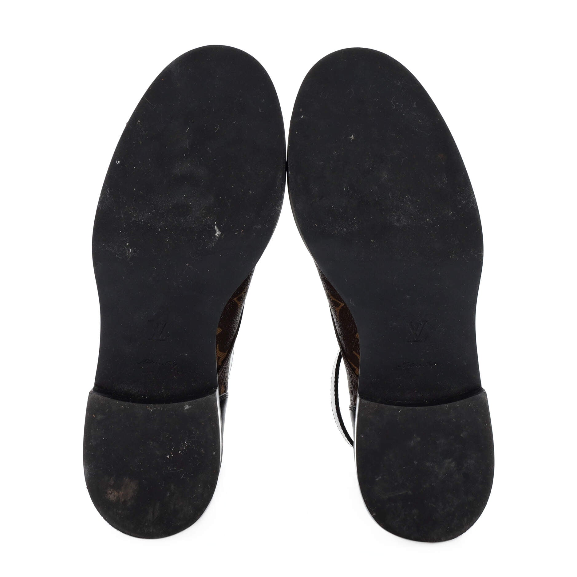 Women's Wonderland Flat Ranger Boots Monogram Canvas and Leather