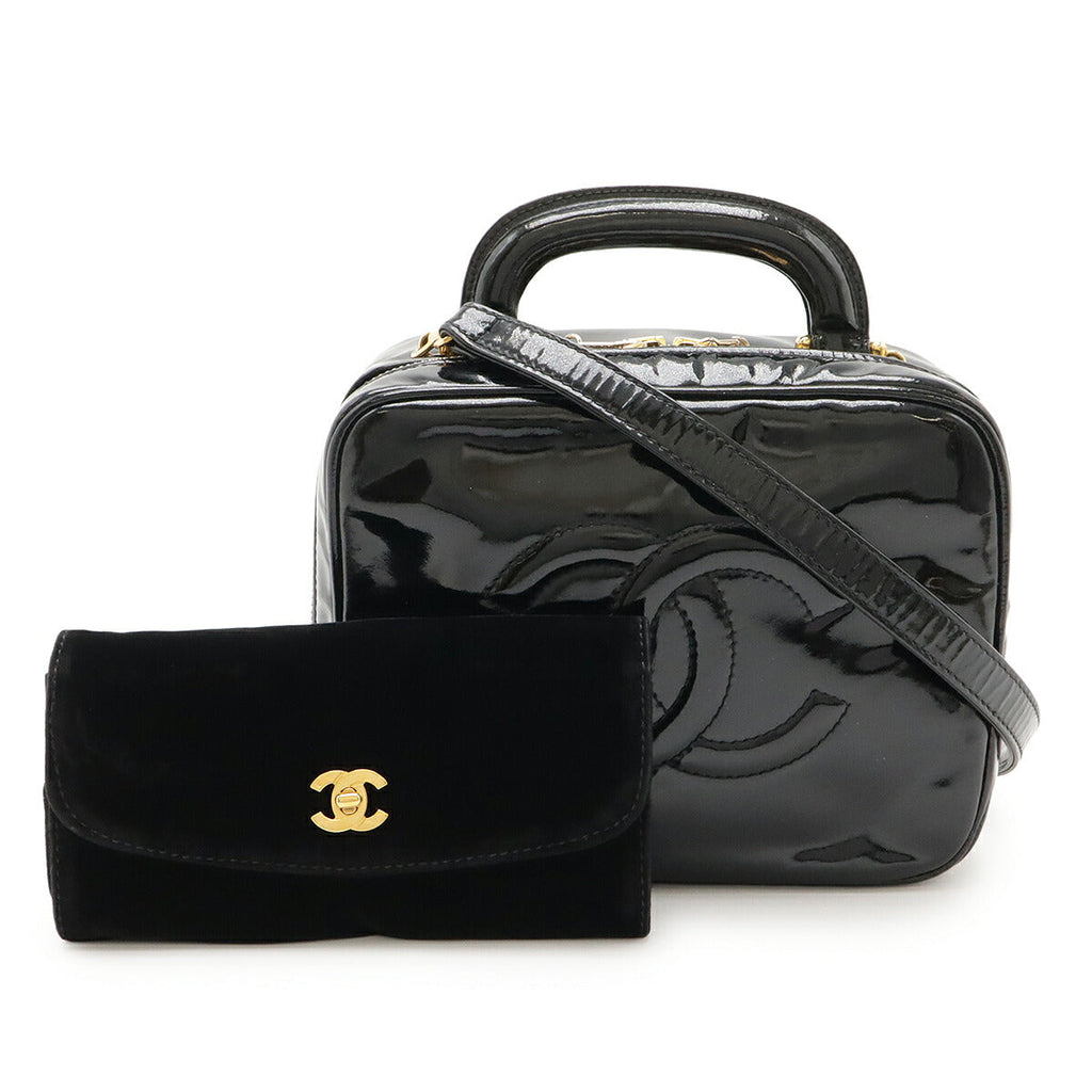 Chanel Coco Mark Patent Leather 2way Bag