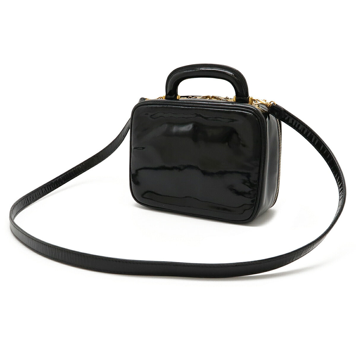 Chanel Coco Mark Patent Leather 2way Bag