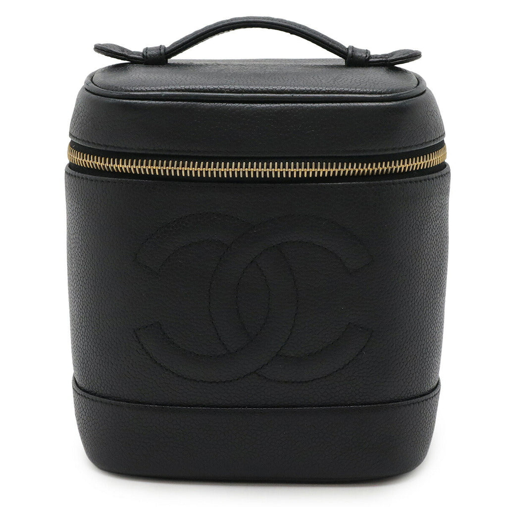 Chanel Coco Mark Caviar Skin Vanity Bag
