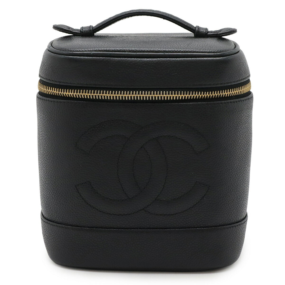 Chanel Coco Mark Caviar Skin Vanity Bag