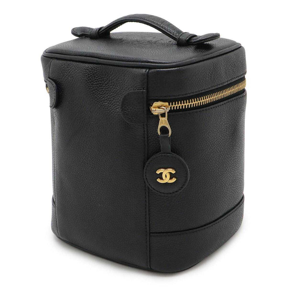 Chanel Coco Mark Caviar Skin Vanity Bag