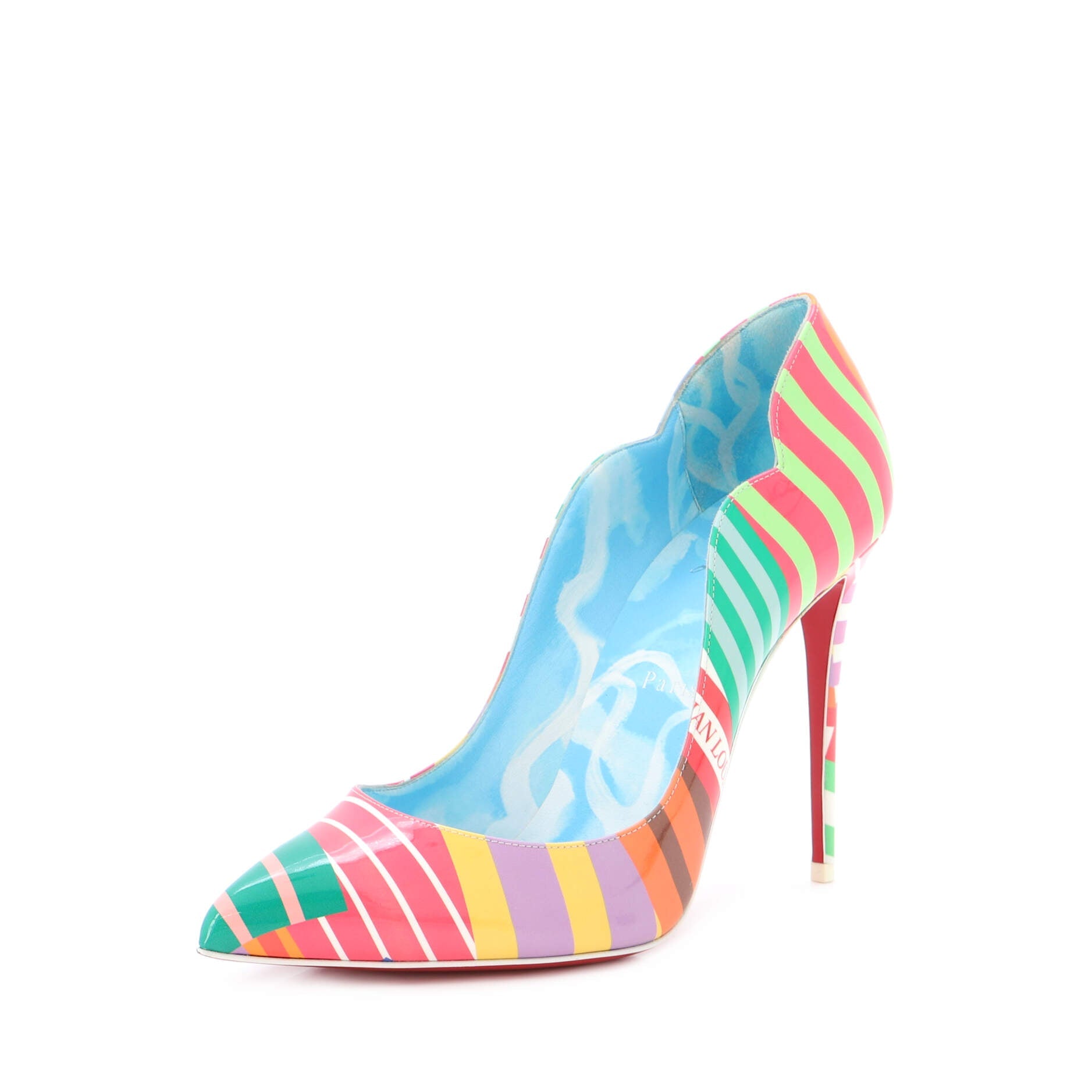 Women's Hot Chick Pumps Printed Patent 100