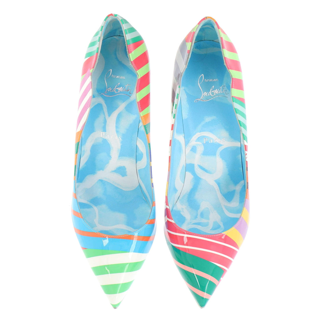 Women's Hot Chick Pumps Printed Patent 100