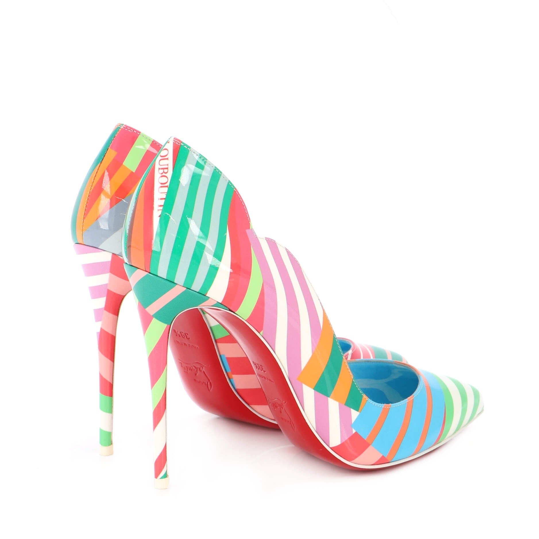 Women's Hot Chick Pumps Printed Patent 100