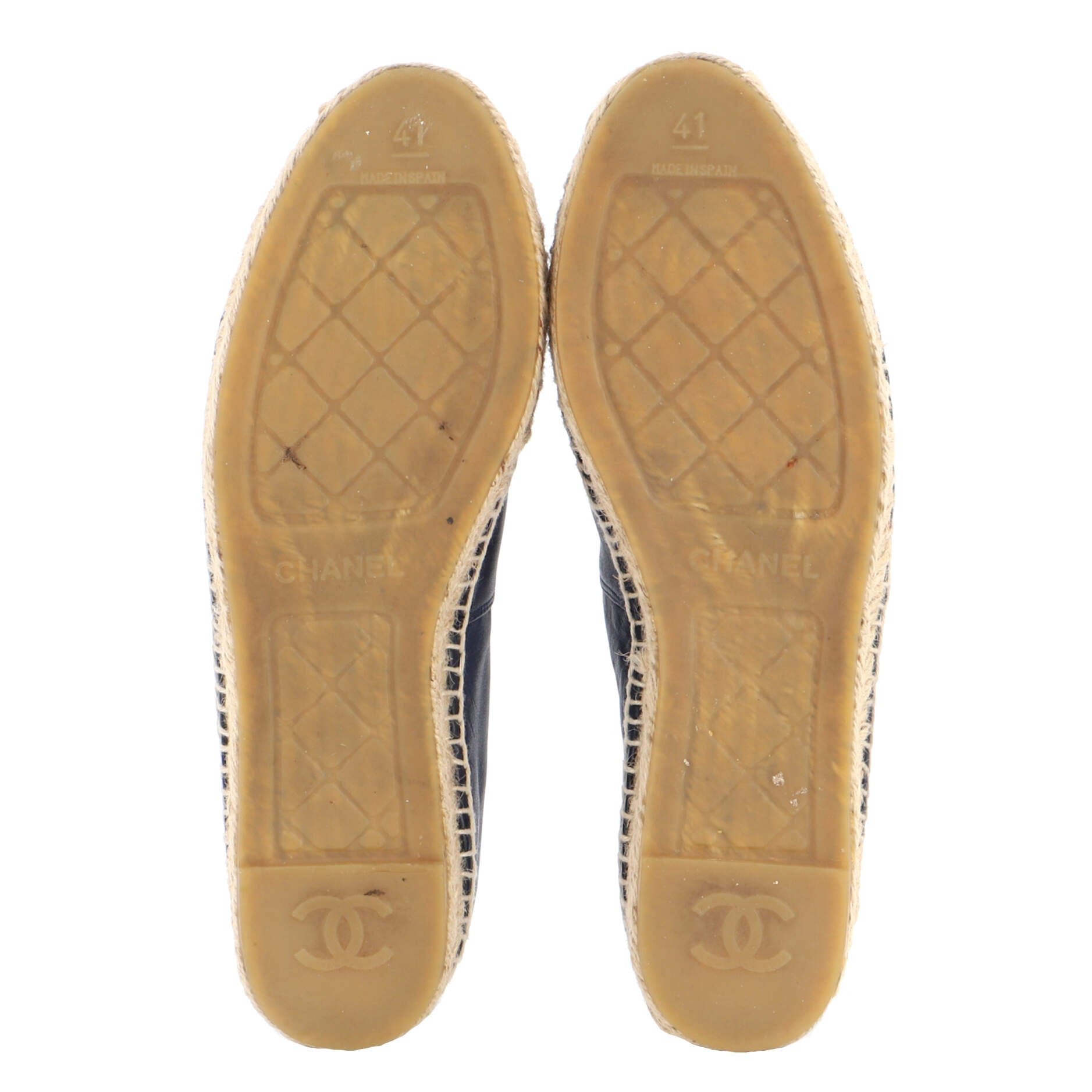Women's CC Cap Toe Espadrilles Leather