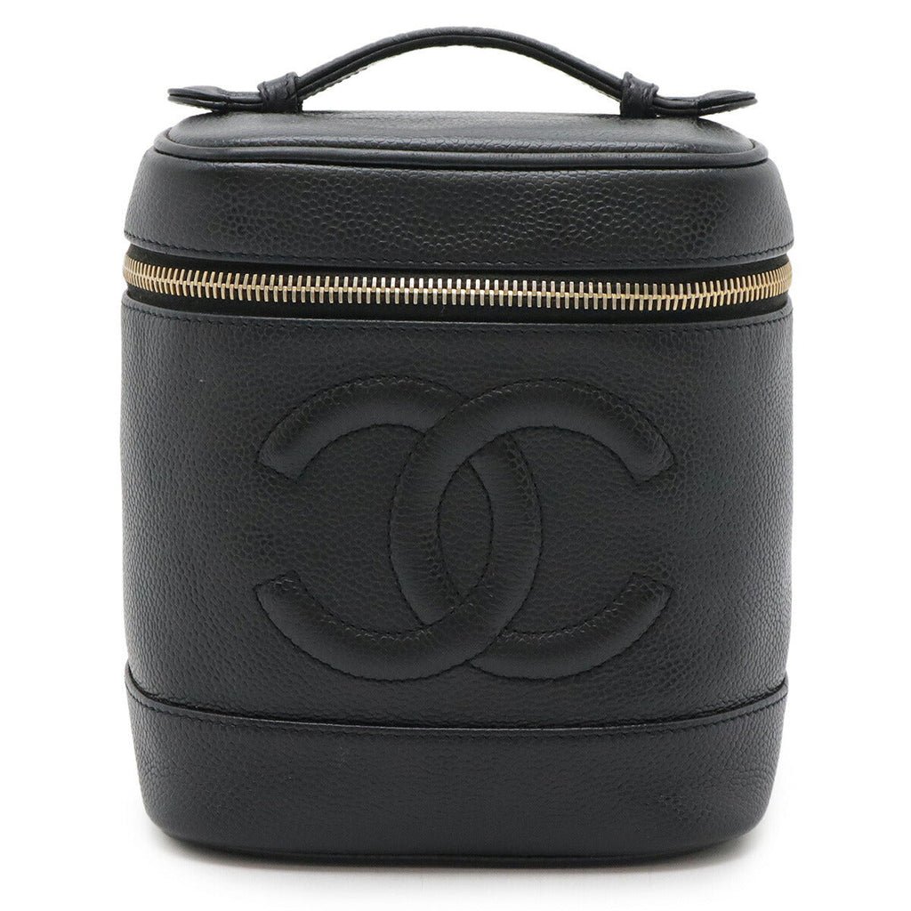 Chanel Coco Mark Caviar Skin Vanity Bag