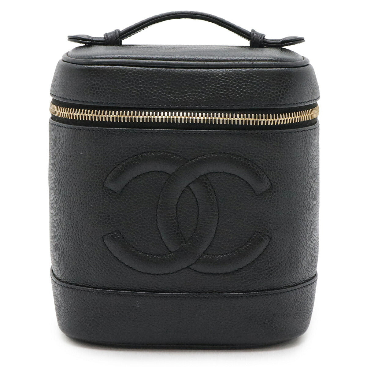 Chanel Coco Mark Caviar Skin Vanity Bag