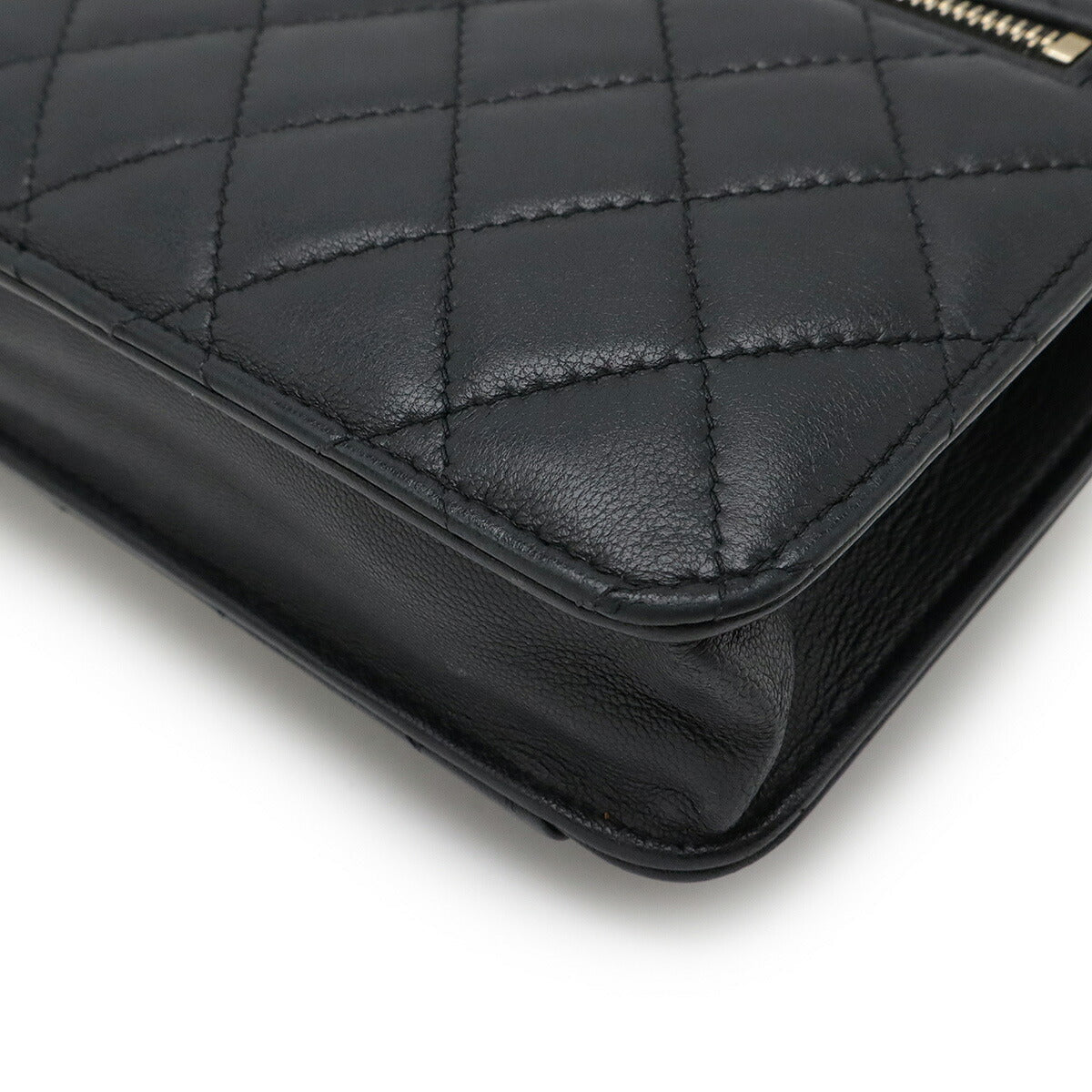 Chanel Matelasse Lambskin Clutch Bag