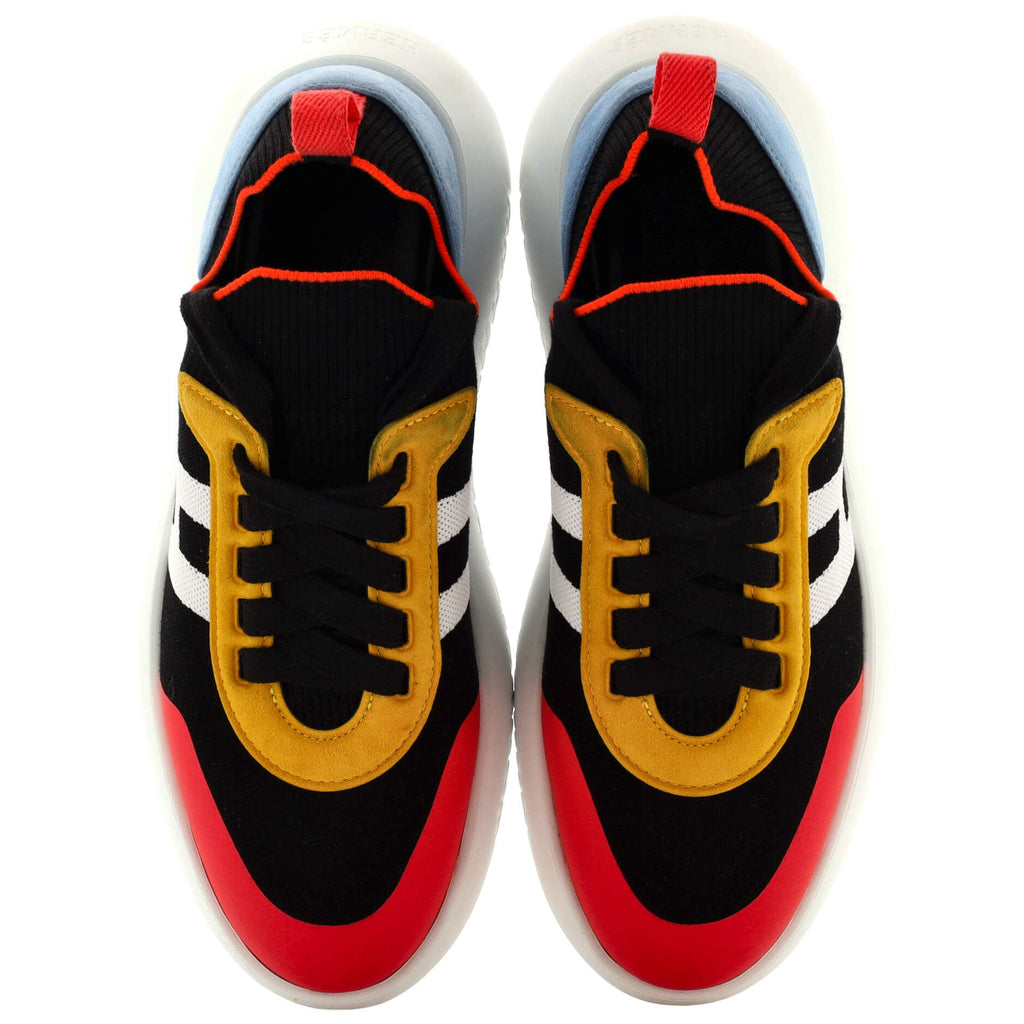 Women's Crew Sneakers Knit and Suede