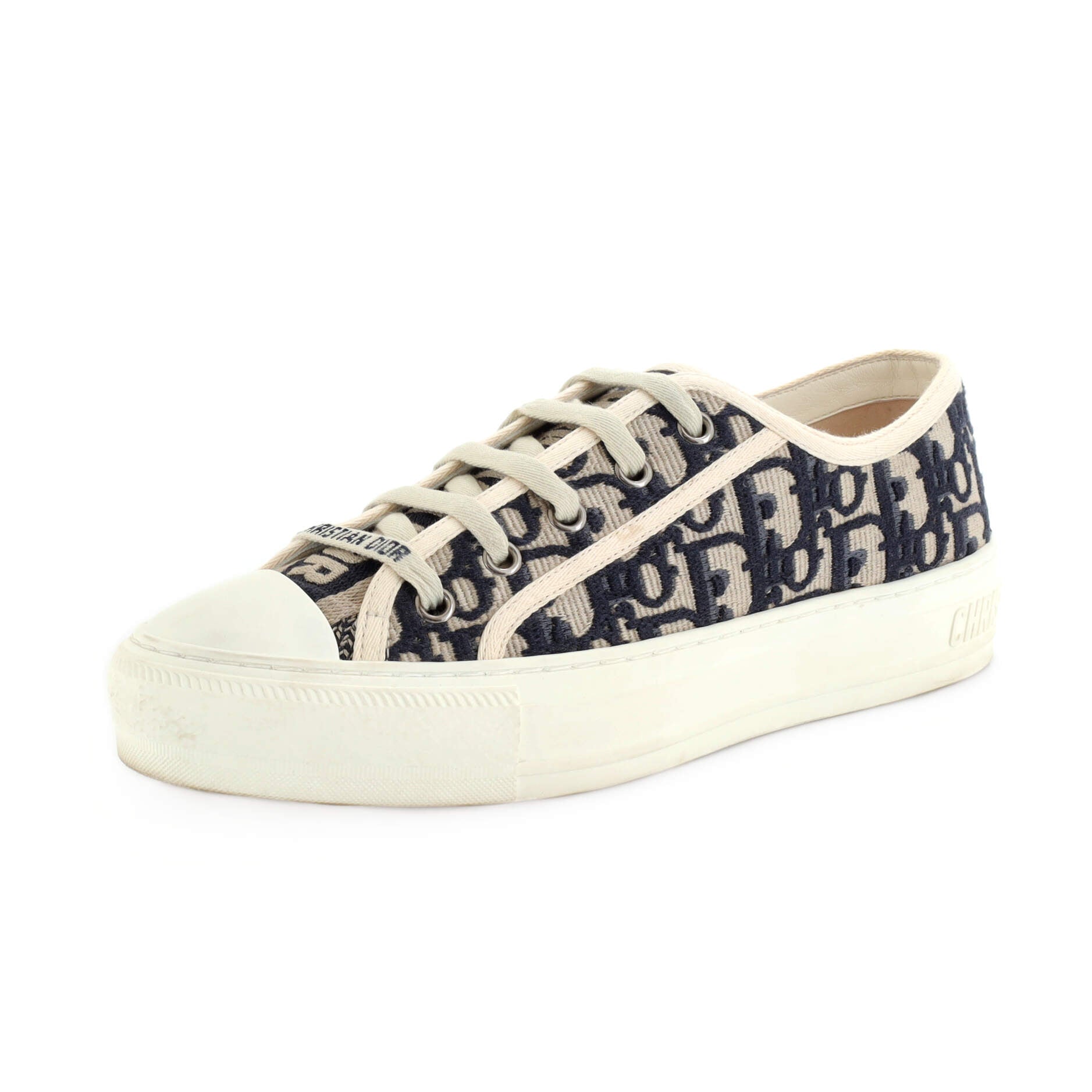Women's Walk'N'Dior Sneakers Oblique Canvas