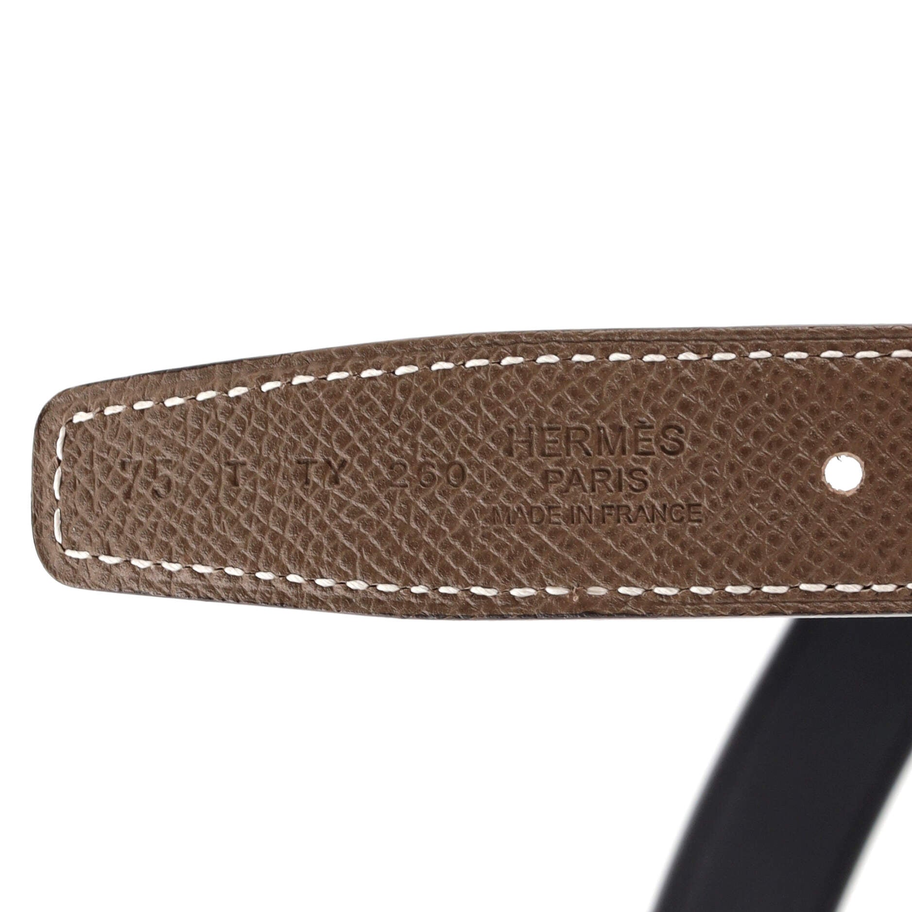 Constance Reversible Belt Leather Thin 75