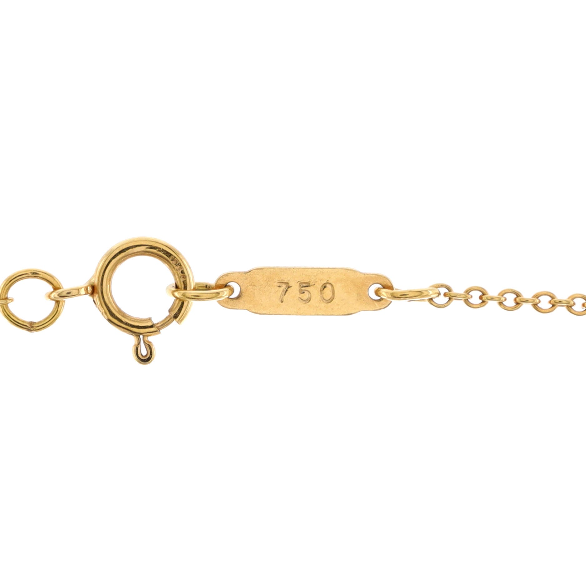 Signature X Pendant Necklace 18K Yellow Gold with Diamonds