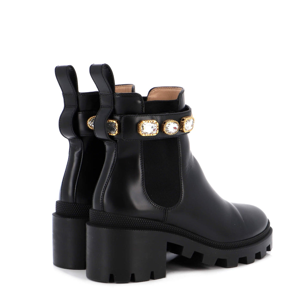 Women's Trip Boots Embellished Leather