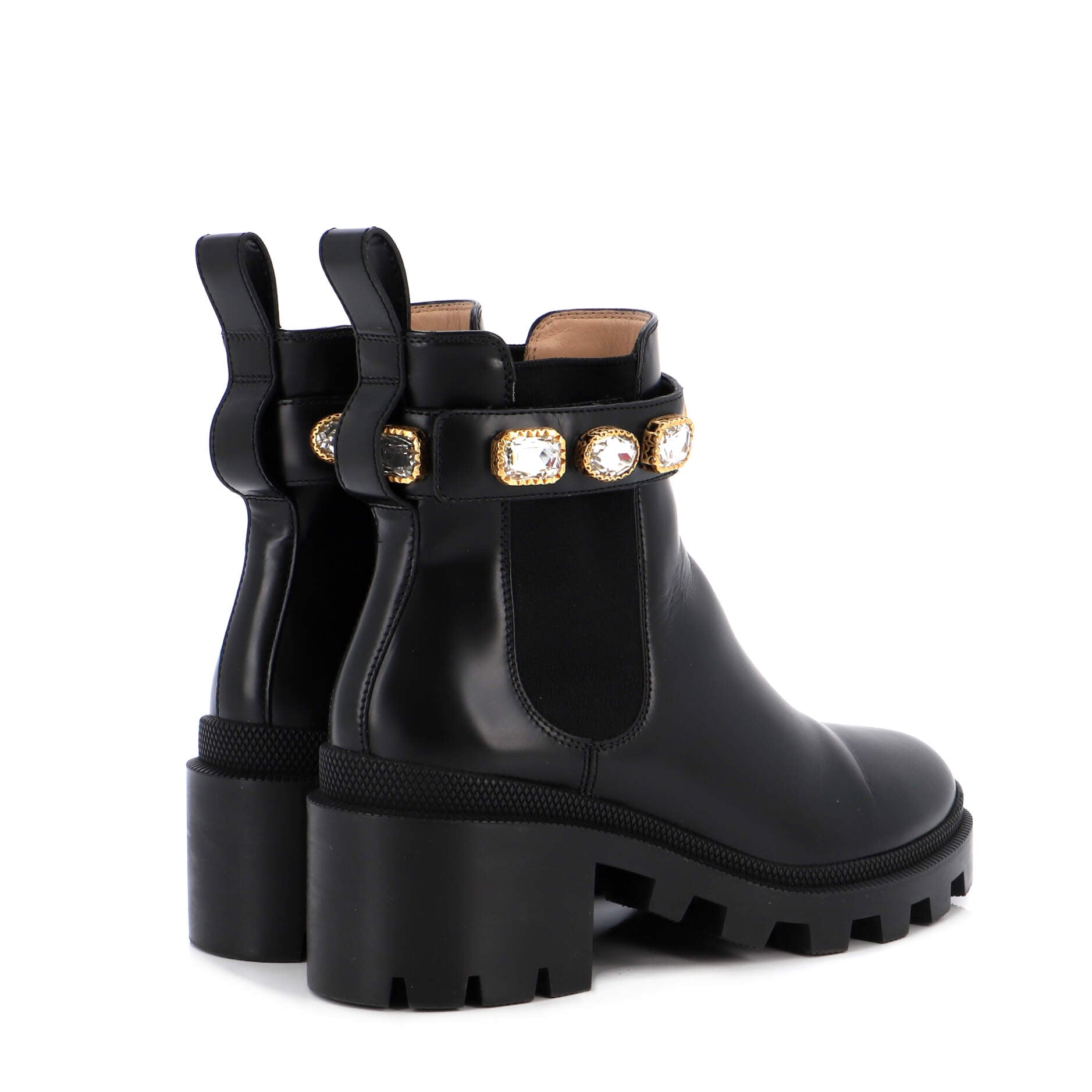 Women's Trip Boots Embellished Leather