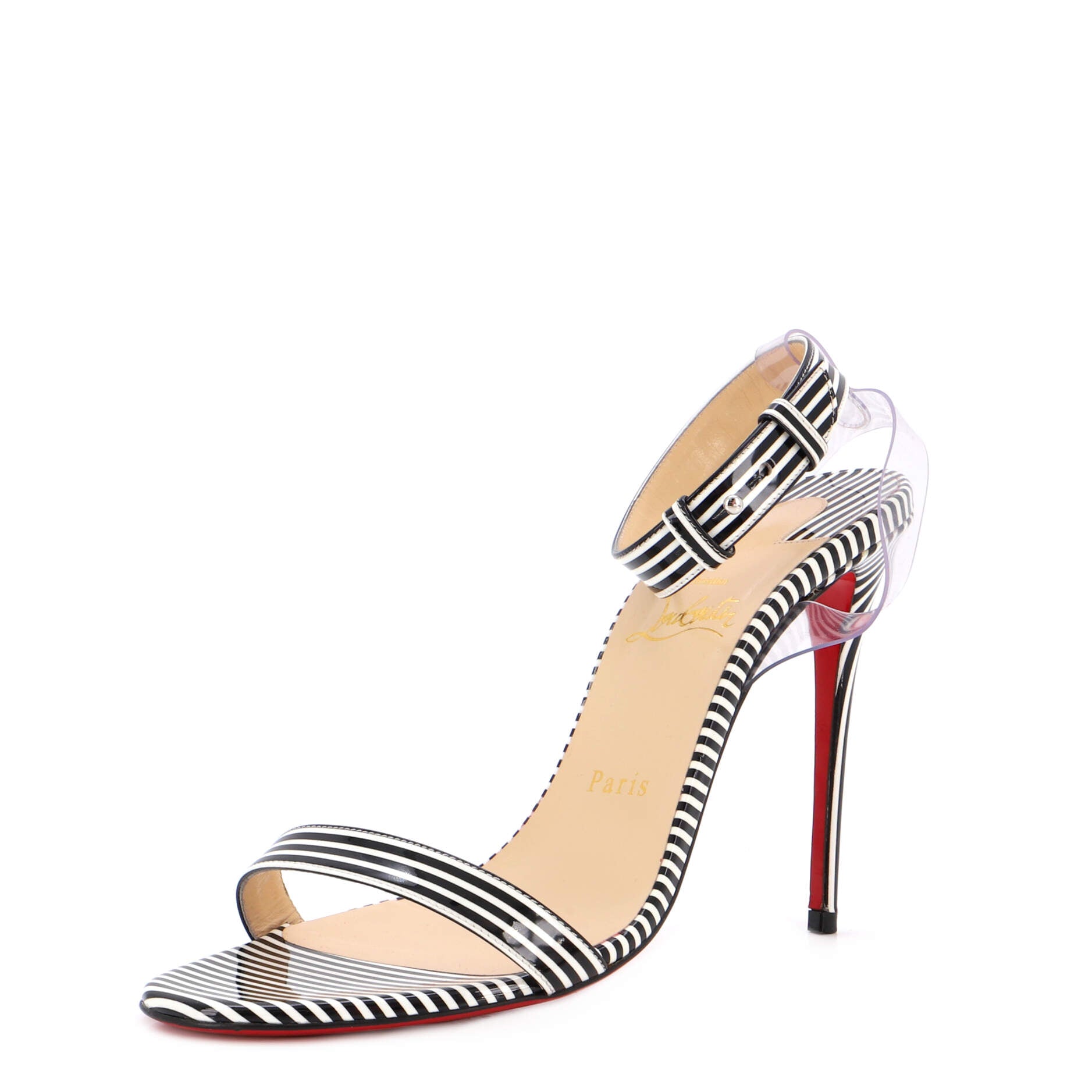 Women's Jonatina Heeled Sandals Printed Patent with PVC 100